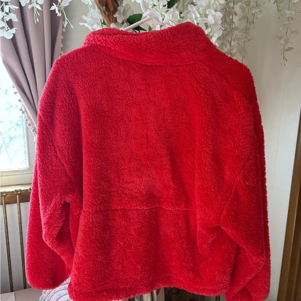 All in Motion Vibrant Red Fleece Jacket - Picture 5 of 7